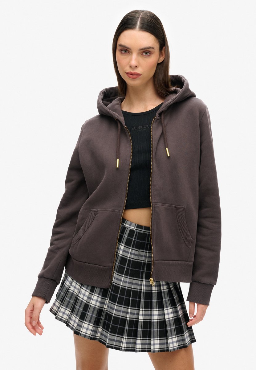 Superdry - Tattoo hoodie met rits en stras - Dames - Hoodies