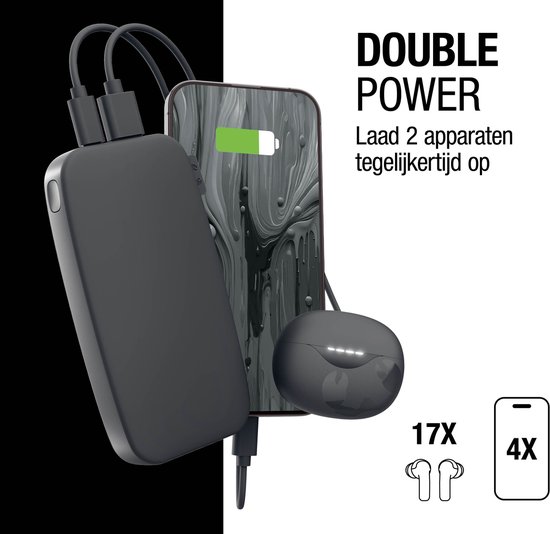 Fresh 'n Rebel Powerbank 12000 mAh USB-C
