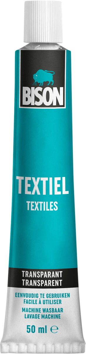 Bison Textiellijm tube 50 ml , elastisch, strijkproof, wasmachine proof, wasbaar tot 90°C, geschikt voor allerlei soorten textiel kleding en andere textiel — afbeelding 3