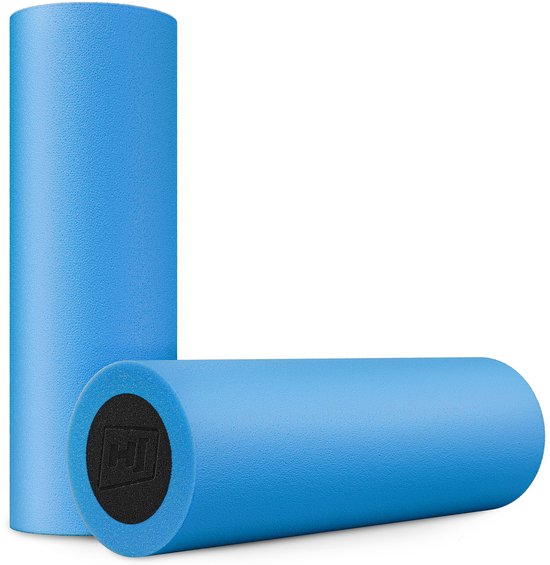 Hop-Sport Fasciarol HS-E045YG – Trainingsrol 45x15 cm voor Spierontspanning & Diepe Spiermassage (Blauw-Zwart)