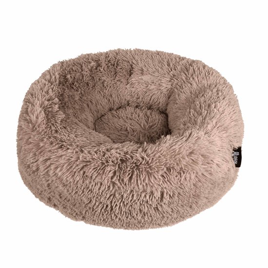 District 70 FUZZ fluffy donut mand Mocca, maat M (Ø 60 cm)