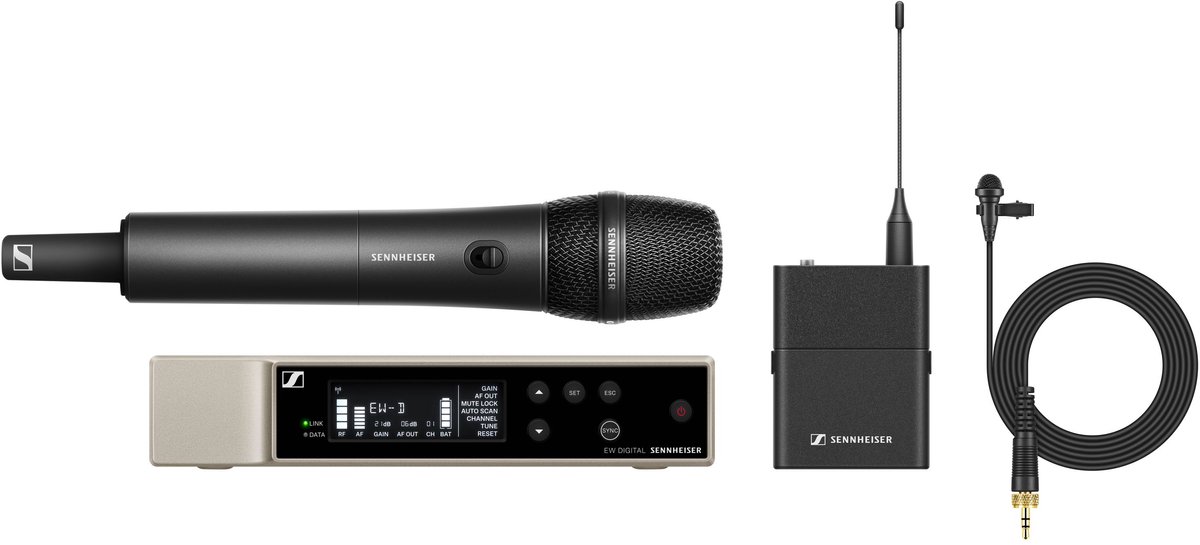 Sennheiser EW-D ME2/835-S SET R1-6 520–576 MHz - Draadloze transmissie set