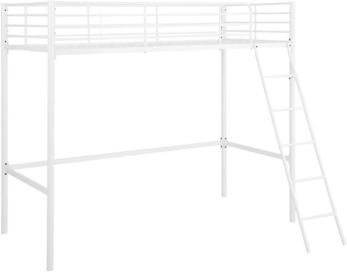 Clove|High Sleeper Bed 90 White Metal