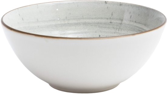 Bols à soupe / Bols Cosy & Trendy – Sintra Dusty Blue – Ø 16 cm – 4 pièces – Contient 4 bols à soupe / bols – Faïence bleu poussiéreux avec motif unique – Compatible lave-vaisselle et micro-ondes – Empilable