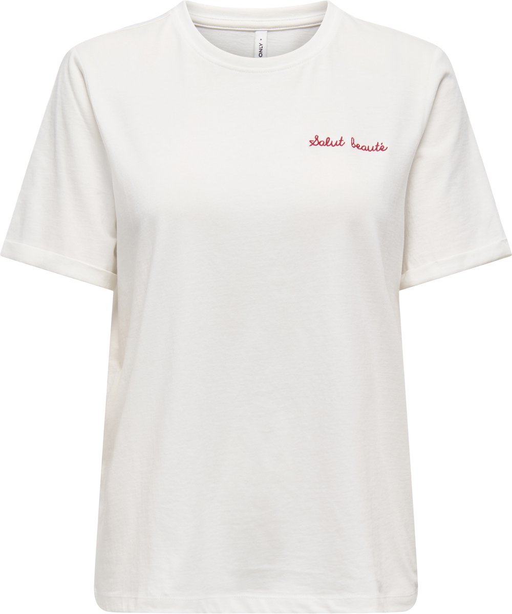 ONLY - ONLLEA S/S EMB. TOP CS JRS Dames Top