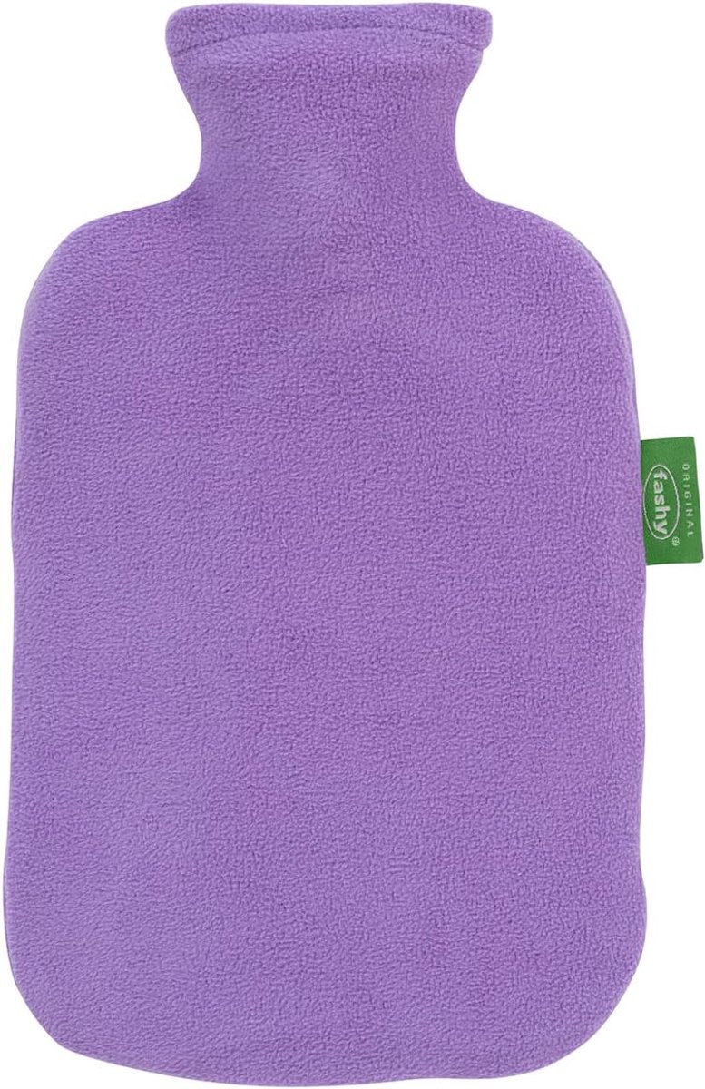 Warmwaterkruik 2,0 liter met 100% gerecyclede fleece bekleding