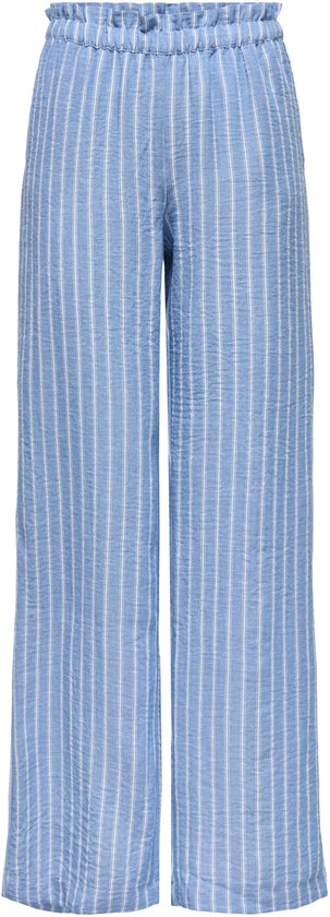 Jacqueline de Yong Broek Jdyemilia H/w Wide Pant Wvn Exp 15353936 Cashmere Blue/cloud Danc Dames Maat - W30 X L32