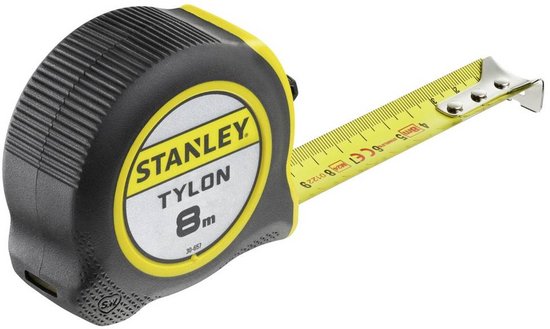 STANLEY Rolbandmaat STANLEY Tylon 8m - 25mm - 0-30-657