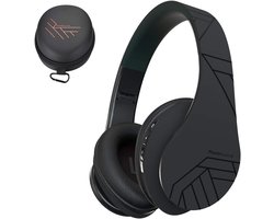 Draadloze Over-Ear Bluetooth Koptelefoon met Microfoon en FM Radio - Inklapbaar en Comfortabel voor Smartphone, Tablet en Laptop
