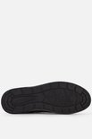 Zwarte Skechers schoenzool met een geometrisch patroon.