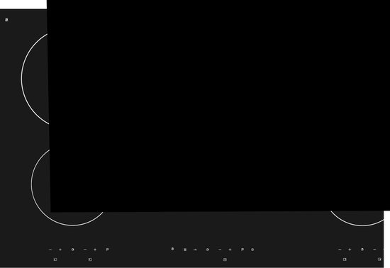 Stijlvolle Inductie Beschermer in Zwart