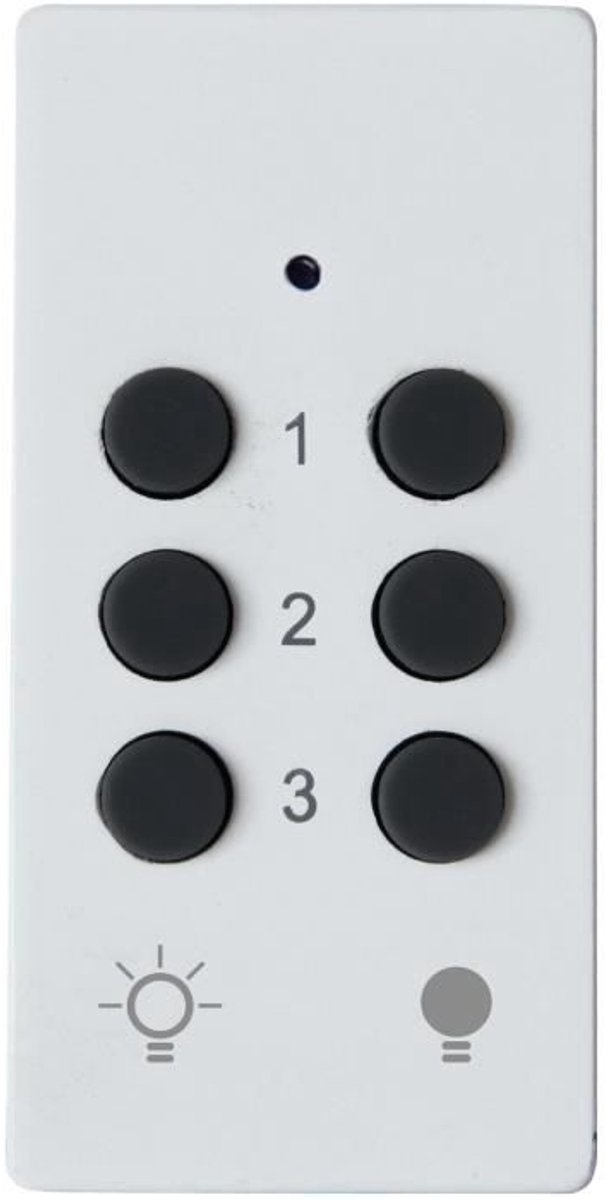 Kit 3 afstandsbedieningscontactdozen + afstandsbediening - GAO - 230 V - Wit