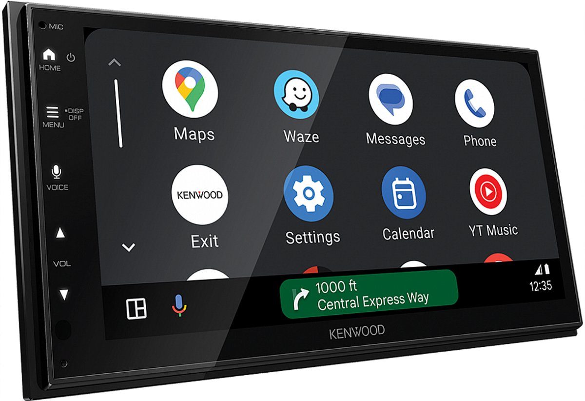 KENWOOD - DMX6523DAB Autoradio met scherm dubbel DIN Android Auto, Apple CarPlay, Aansluiting voor achteruitrijcamera, DAB+ tuner, Bluetooth handsfree