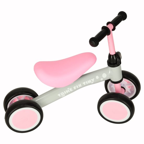 Playos - Draisienne 4 roues - Rose / Grijs -  partir de 1 an - jusqu' 30  kilos -... | bol