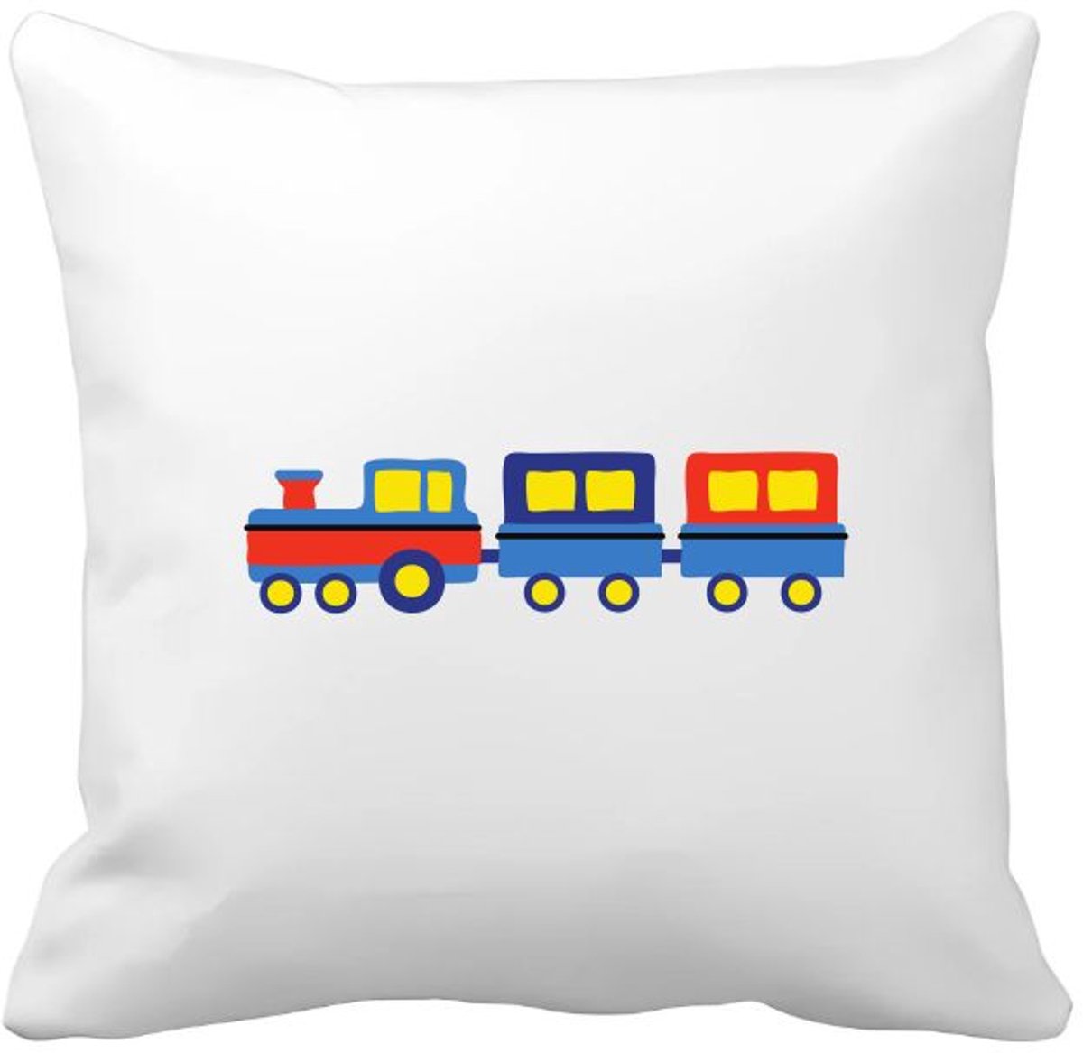 Akyol trein Kussen hoes - Treinmachinist - trein liefhebbers - machinist - voertuig - 40 bij 40 cm Multicolor