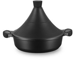Ferveo Yasmina Tajine - 32cm - Zwart - Inductie