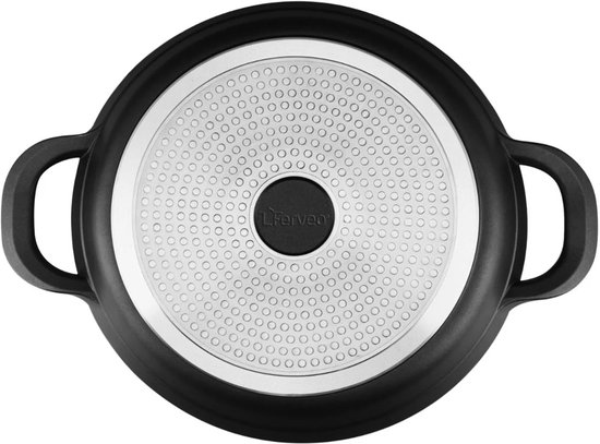 Ferveo Yada Grillpan - 28cm - Zwart - Inductie