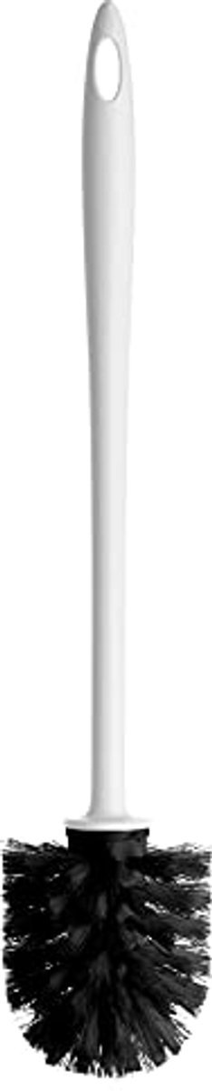 Toiletborstel met Tatay handvat, polypropyleen, wit, afmetingen 7,5 x 7,5 x 36 cm