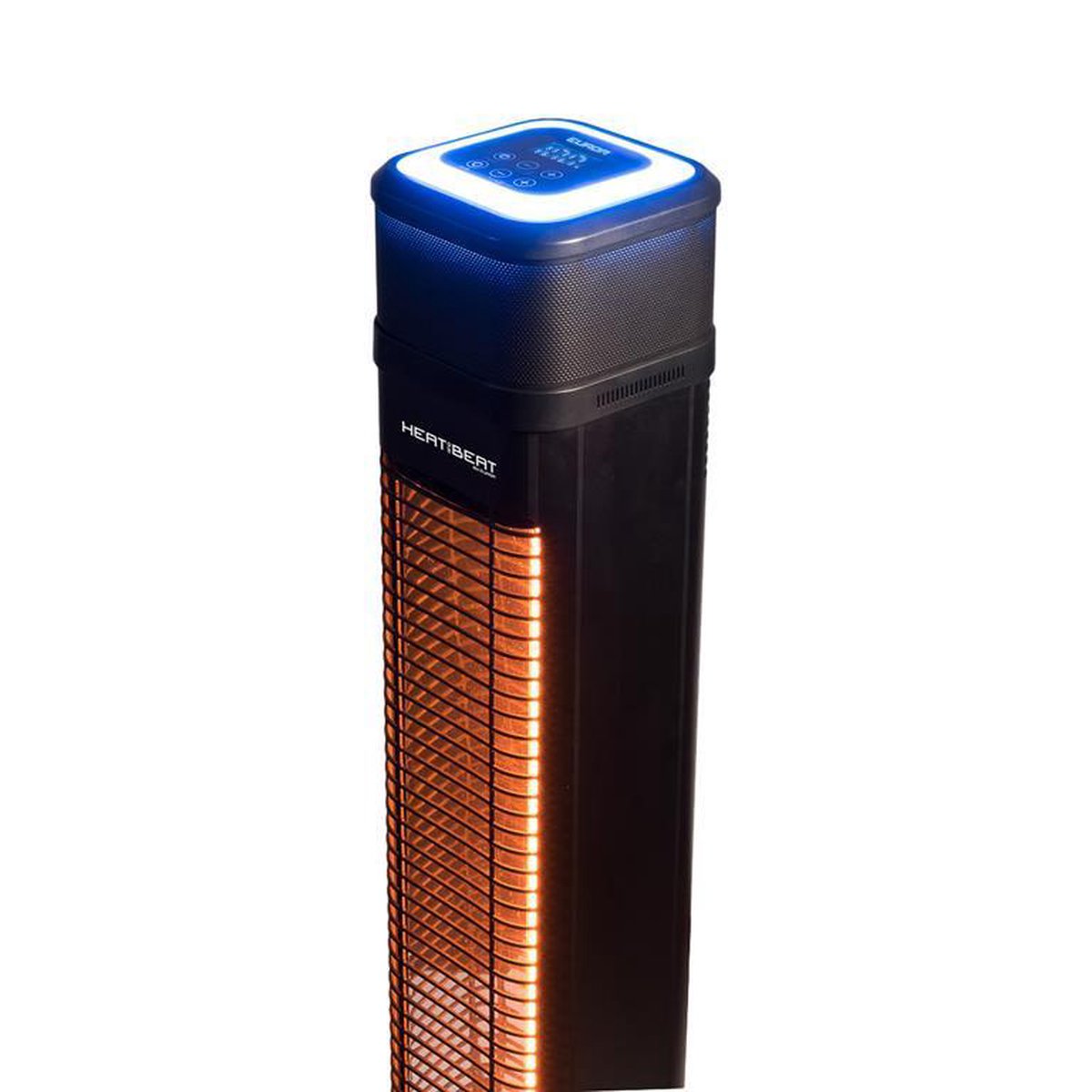 Eurom Heat and Beat Tower - Freestanding patio heater with speaker