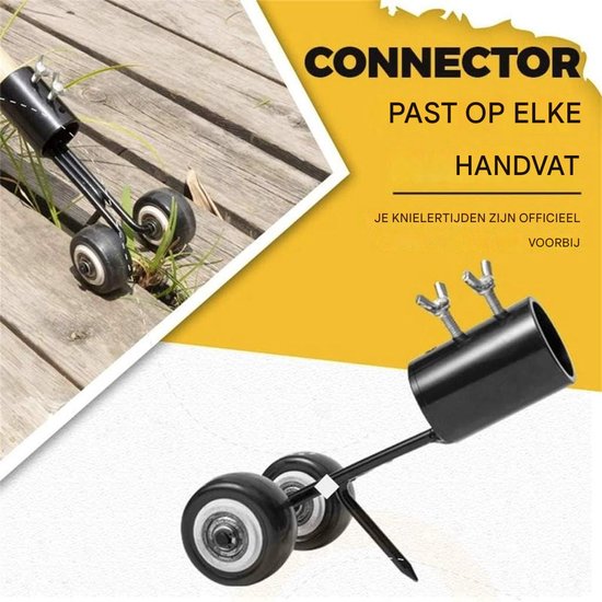 Onkruidsteker - Mintiml Weeds Snatcher - Wortelverwijdering - Tuinreiniging - Garden Weed Cutter - Tuiniers - Instelbaar gereedschap - zwart- 30x15cm - 1 stuks van Mintiml — afbeelding 3
