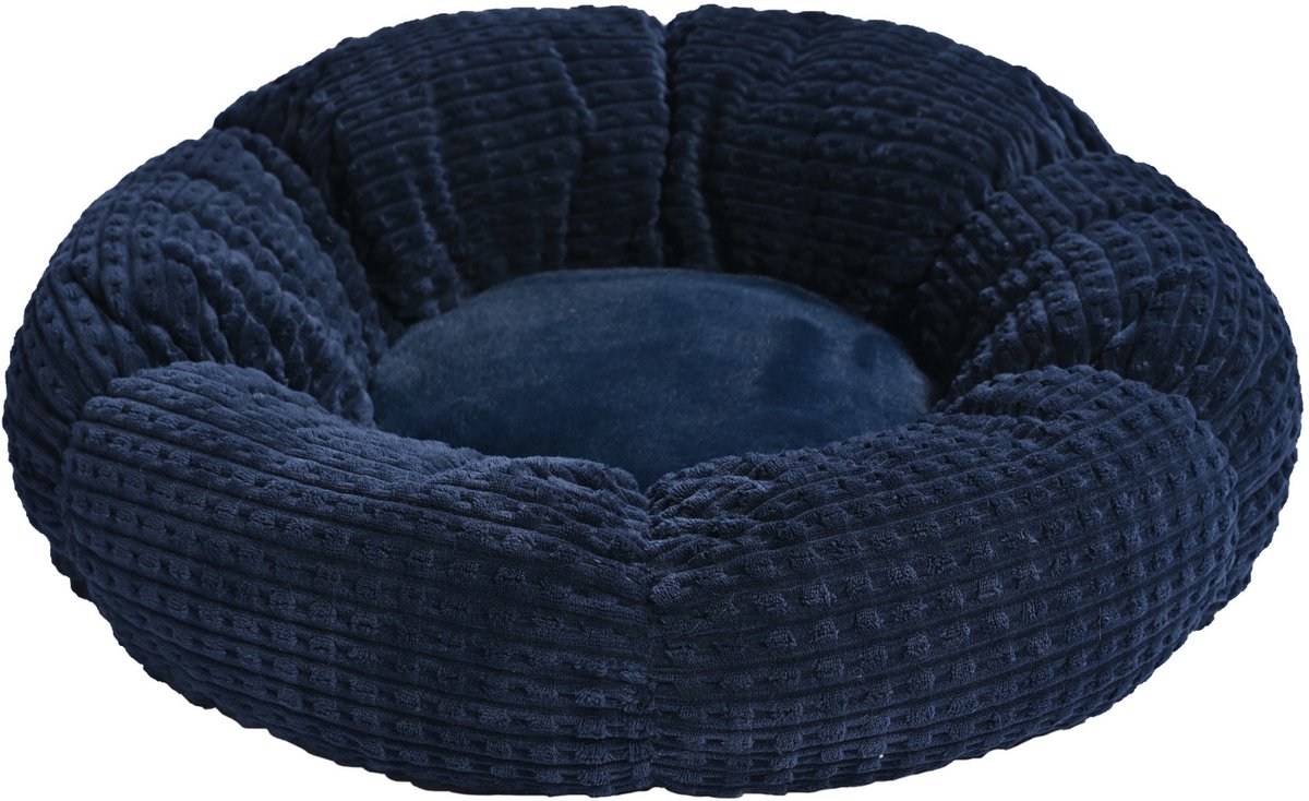 Adori Donut Flory - Kattenmand - Ø50x18 cm Dark Navy
