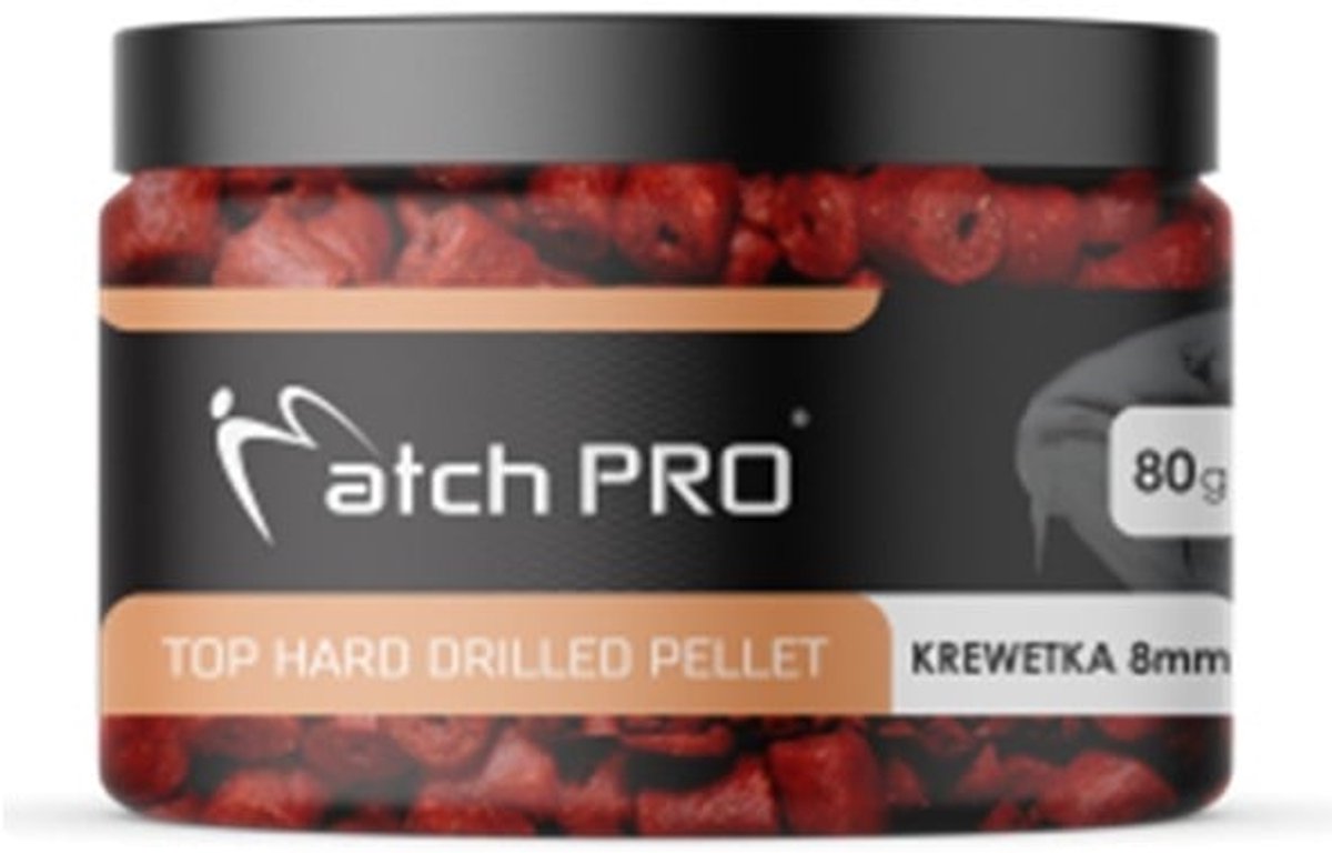 MatchPro Top Hard Drilled Pellet 12mm 80gr - Smaak : Banaan