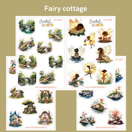 Bullet Journal Stickers - Planner Agenda Stickers - Fairy cottage ...