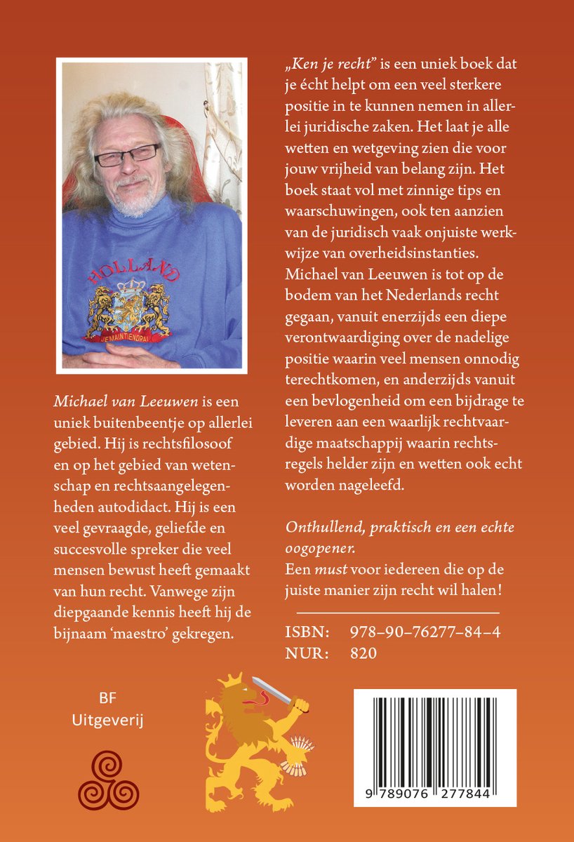 Ken uw recht - back cover