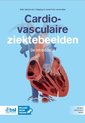 Boek kaft met de titel 'Cardiovasculaire ziektebeelden: De introductie' en een anatomische afbeelding van een mensenhart.