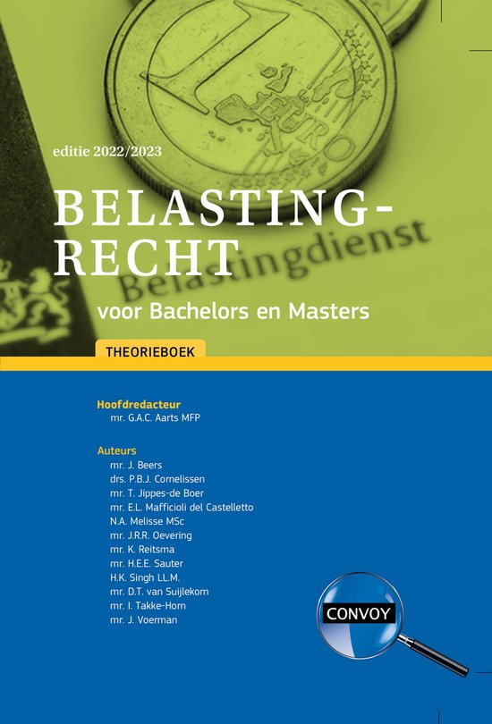Belastingrecht voor Bachelors en Masters 2022-2023 Theoriebo ... - cover