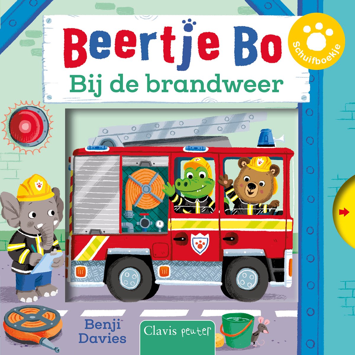 Omslag van Beertje Bo - Bij de brandweer