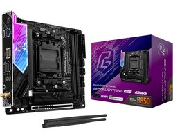ASROCK B850I Lightning WiFi - Mini-ITX - Socket AM5 - AMD B850 - DDR5 - Realtek ALC1220 - WiFi 6E + Bluetooth - Killer 2.5G LAN