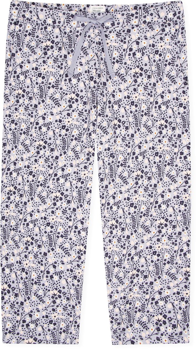Schiesser dames Mix+Relax Pantalon 3/4 - dames capri pyjama- of loungebroek - multicolour dessin multicolour 6