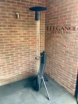 Elegance Heating Spin Outdoor Pellet Terras Heater - Terrasverwarmer - Patio Heater - Outdoor Heater - Tuinhaard - 1,7 meter