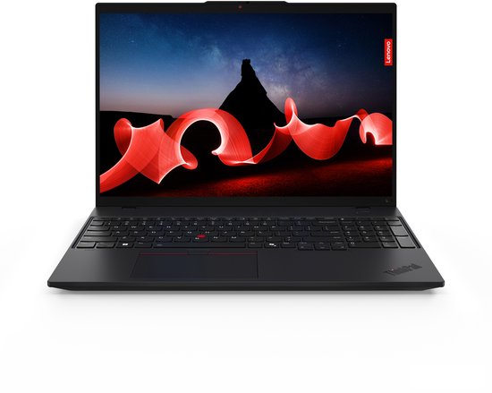 Lenovo ThinkPad L16 Gen 1 (Intel) Intel Core Ultra 5 125U Laptop 40,6 cm (16") WUXGA 16 GB DDR5-SDRAM 512 GB SSD Wi-Fi 6E (802.11ax) Windows 11 Pro Spaans Zwart - Lenovo - Hoofdafbeelding