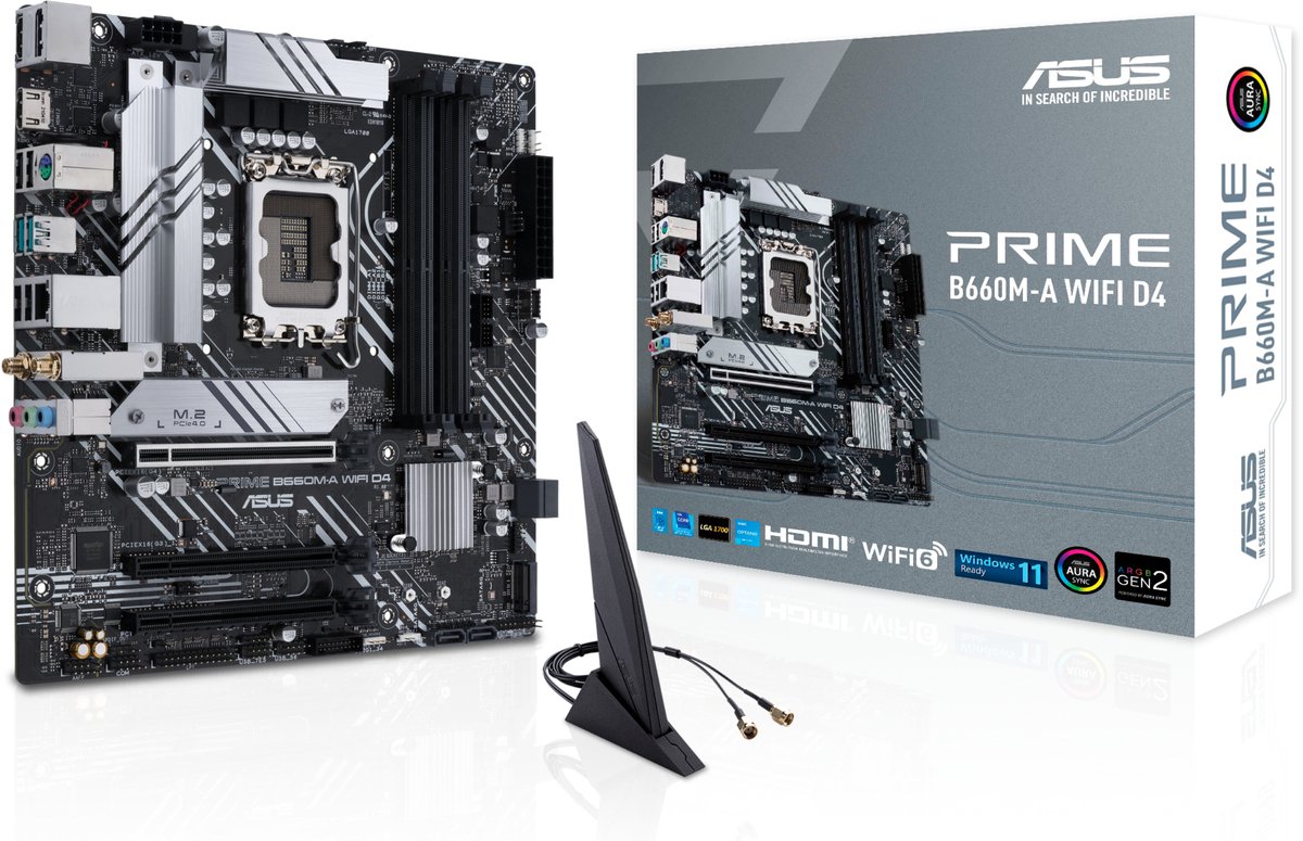 ASUS PRIME B660M-A WIFI D4 Intel B660 LGA 1700 micro ATX