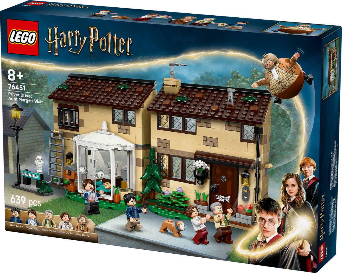 LEGO Harry Potter Ligusterlaan: Bezoek van Tante Margot Bouwpakket - 76451 — afbeelding 21