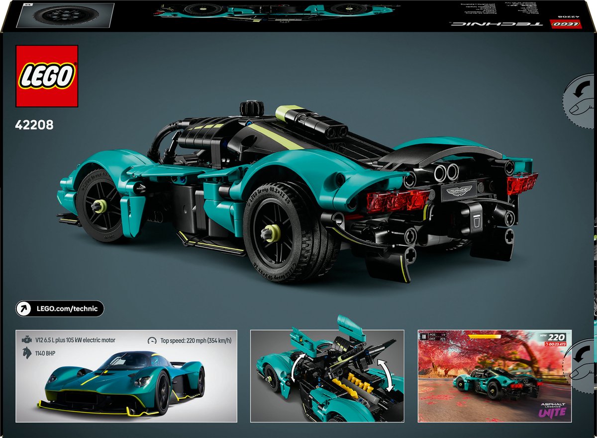 LEGO® Technic Aston Martin Valkyrie Modelautoset - 42208 — afbeelding 12