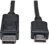 Tripp Lite P582-025 video kabel adapter 7,62 m DisplayPort HDMI Zwart, Metallic