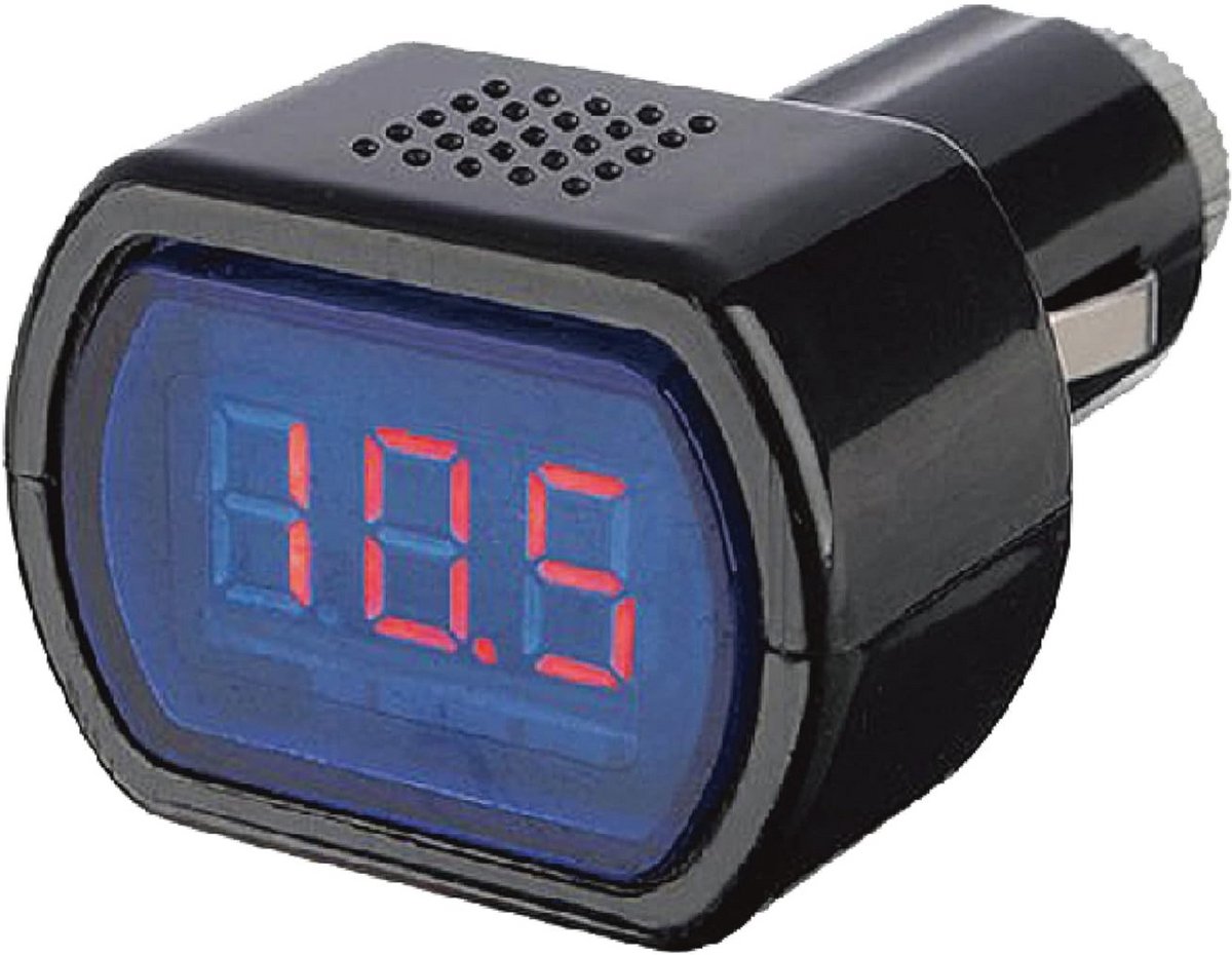 LED Spanningsindicator 12V/24V met Accu Tester en Voltmeter