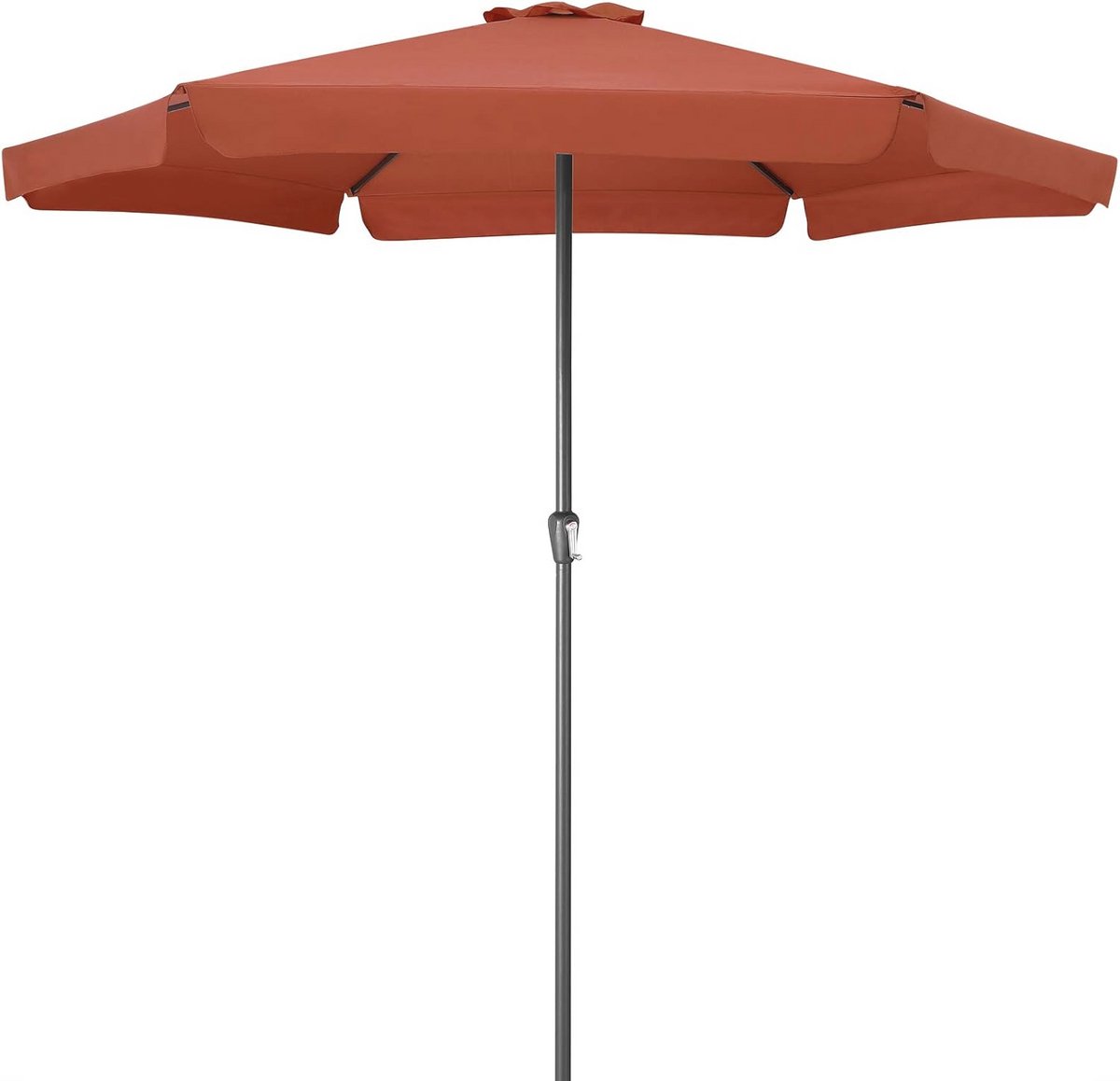 Ronde 330 cm Parasol with UV Protection 80+ for Balcony, Terrace, and Garden - Merkloos Brand