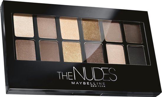 Maybelline The Nudes Palette - 12 Nude - Bruin tinten - Oogschaduw palet
