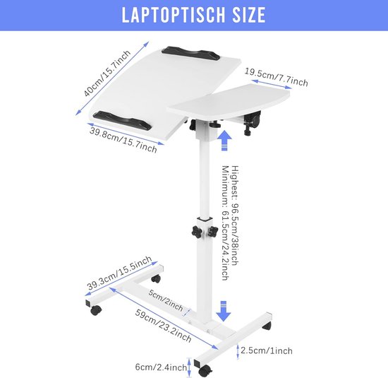 Leitz Ergo In hoogte verstelbaar compact zit-sta-bureau 6536 met 4