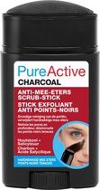 Garnier Skinactive Face Pure Active Charcoal Scrub-stick - 50 ml - Gezichtsreiniger - Anti Mee-eters