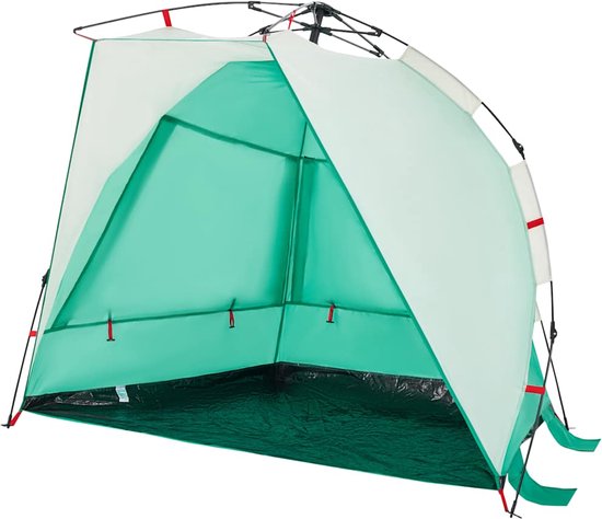vidaXL - strandtent - 2-persoons - waterdicht - snelontgrendeling - zeegroen van Vidaxl — afbeelding 5