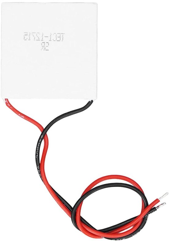 Koelplaat, Thermo-elektrische Koele Plaatmodule TEC1-12703 12V 3A 30 x 30mm Peltier Elemente Koeler