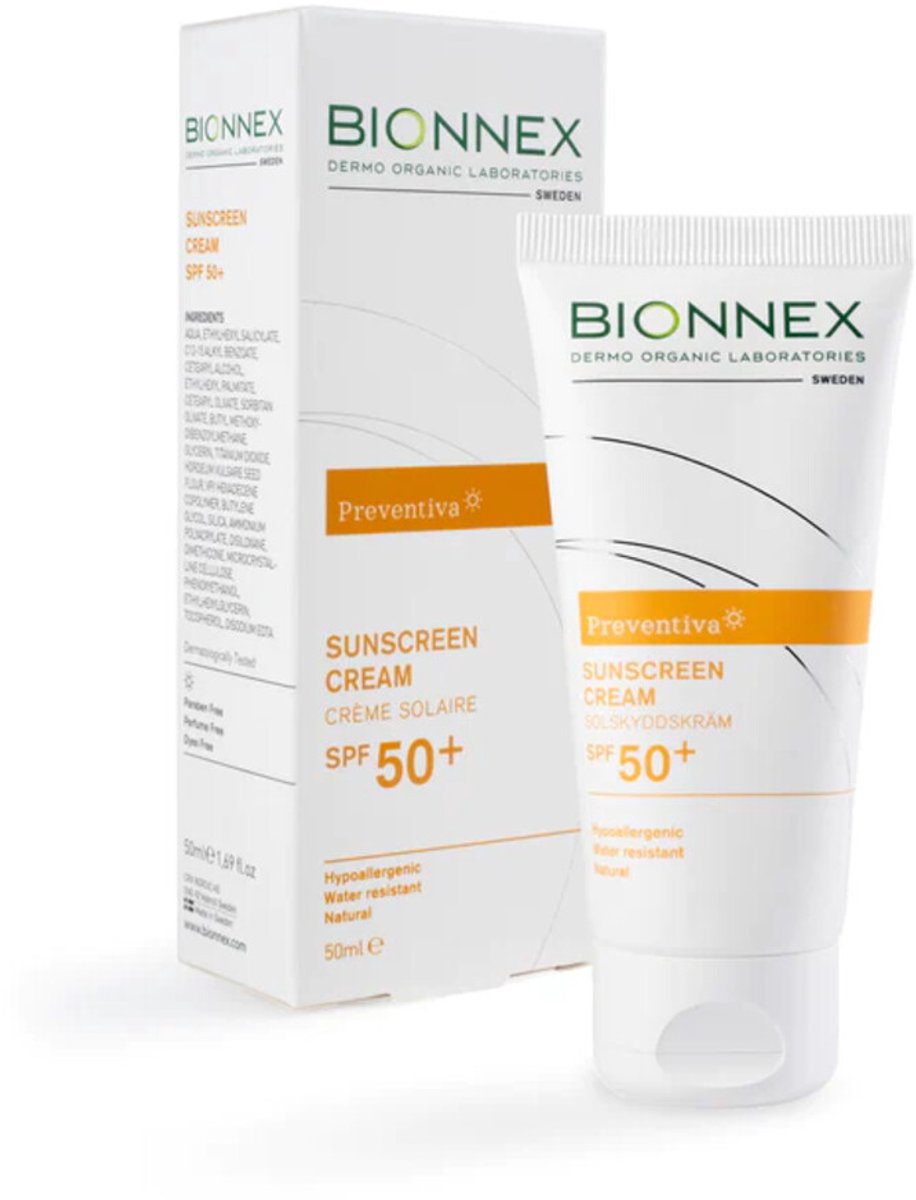 Goedkoopste 2x Bionnex Preventiva Zonnebrandcreme SPF 50 50 ml