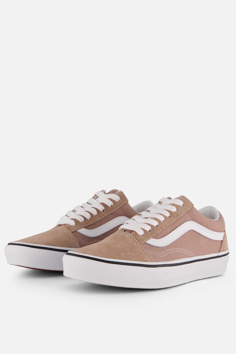 Vans Old Skool Sneakers taupe Canvas Dames Bruin