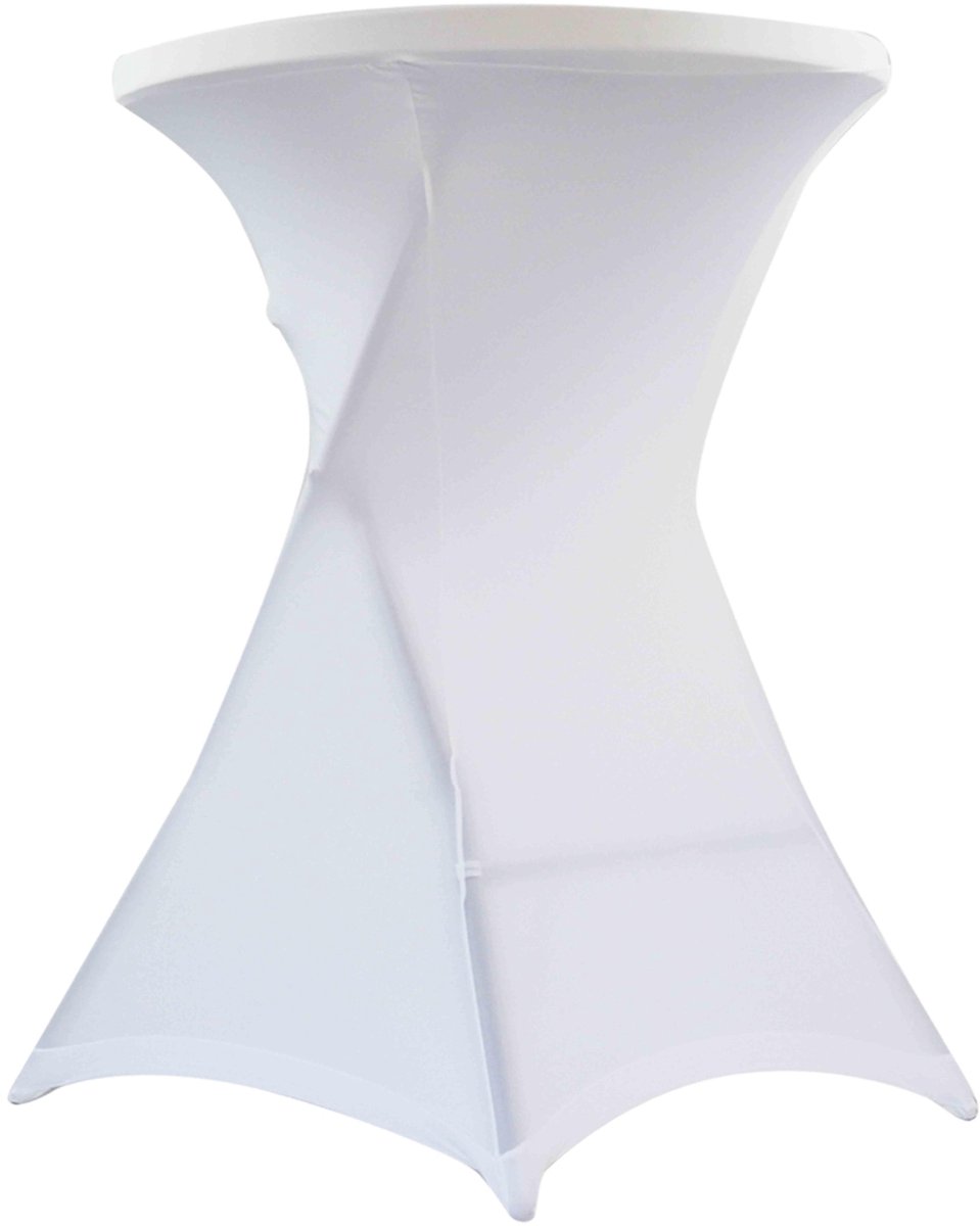 Oviala - Hoes voor statafel behandeld wit 110x80 cm - STRETCH