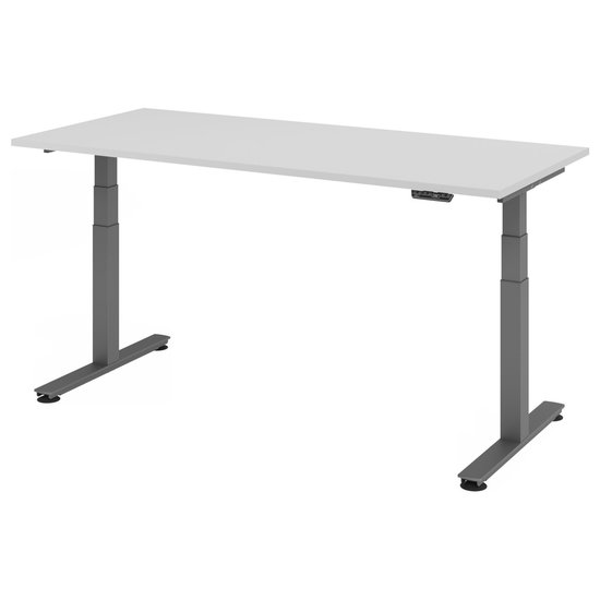 XDSM 19G | Bureau - Grijs 180 x 80 Hauteur de table I Réglable en hauteur électriquement